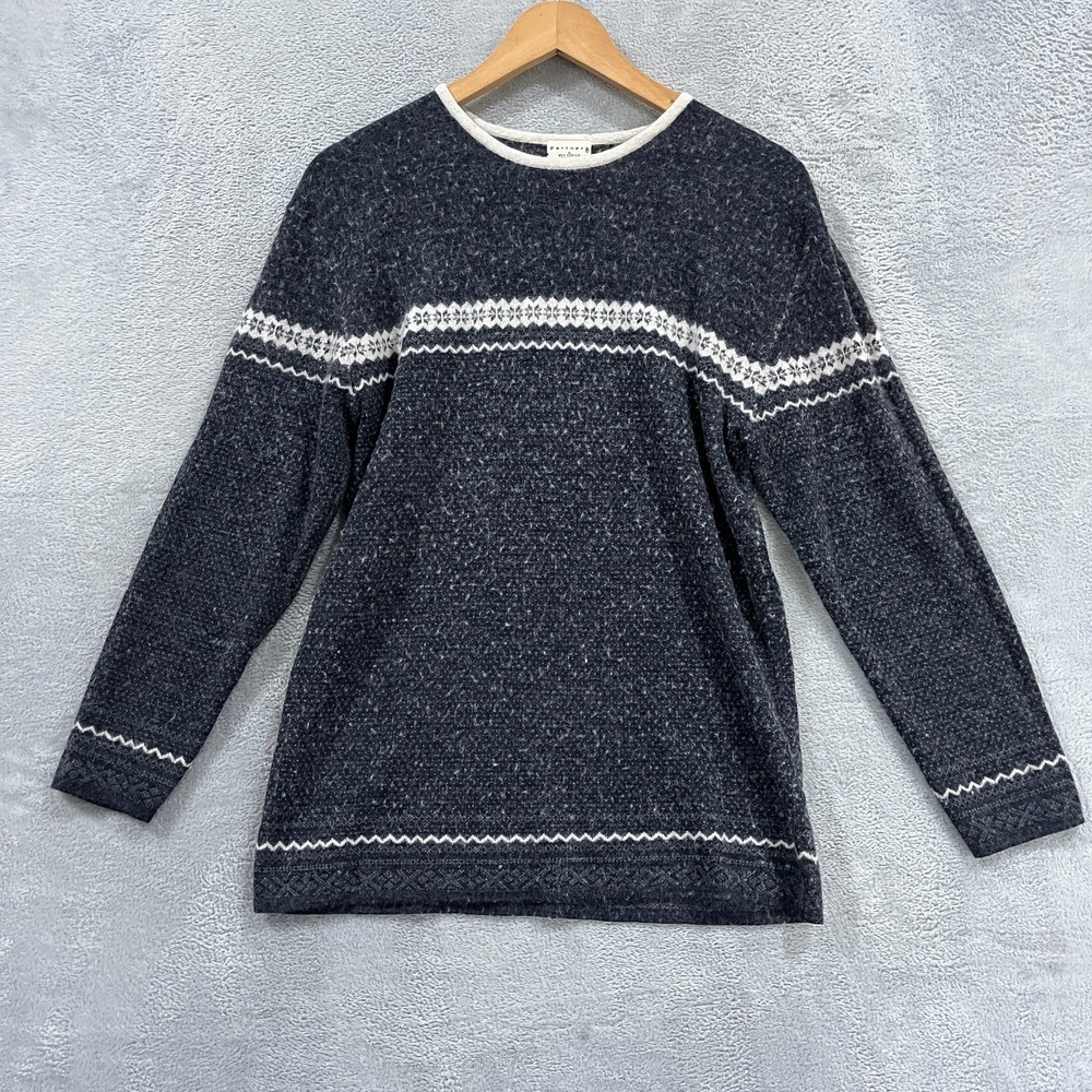 Vintage Partners Sweaeter Womens Large Fair Isle Super Soft Wool‎ Angora 90s